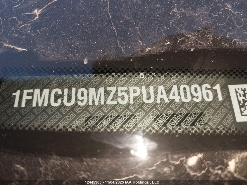 2023 Ford Escape St Line VIN: 1FMCU9MZ5PUA40961 Lot: 12445903