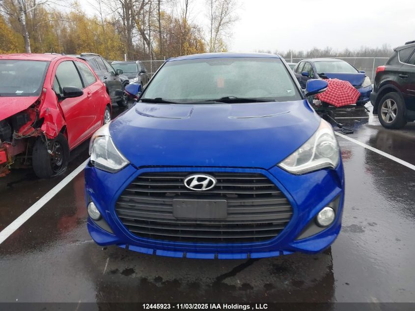 2013 Hyundai Veloster Turbo VIN: KMHTC6AE6DU180452 Lot: 12445923