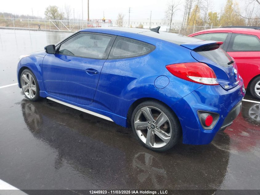 2013 Hyundai Veloster Turbo VIN: KMHTC6AE6DU180452 Lot: 12445923