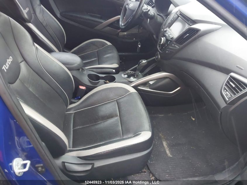 2013 Hyundai Veloster Turbo VIN: KMHTC6AE6DU180452 Lot: 12445923