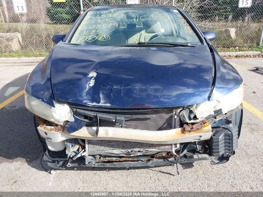 2006 Honda Civic VIN: 2HGFA16866H028529 Lot: 12445987