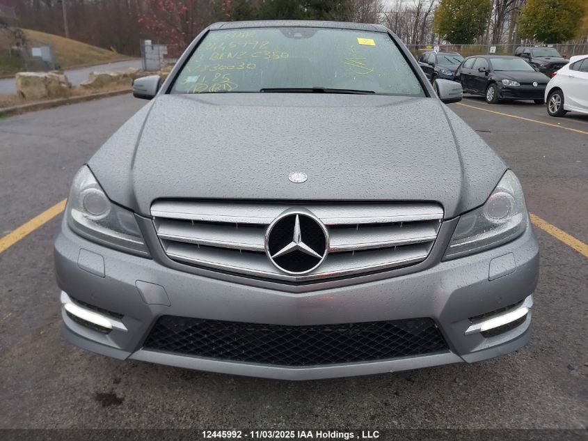2013 Mercedes-Benz C 350 4Matic VIN: WDDGF8JB2DA830030 Lot: 12445992