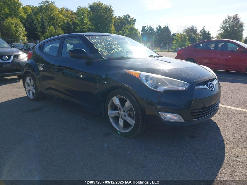 2013 Hyundai Veloster VIN: KMHTC6AD2DU135029 Lot: 12405728X
