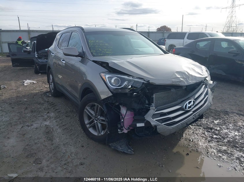 5NMZT3LB5HH037618 2017 Hyundai Santa Fe auction photo 1