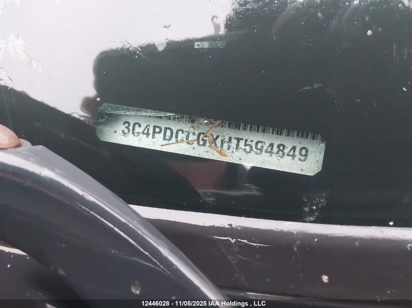 2017 Dodge Journey Sxt/Limited VIN: 3C4PDCCGXHT594849 Lot: 12446028