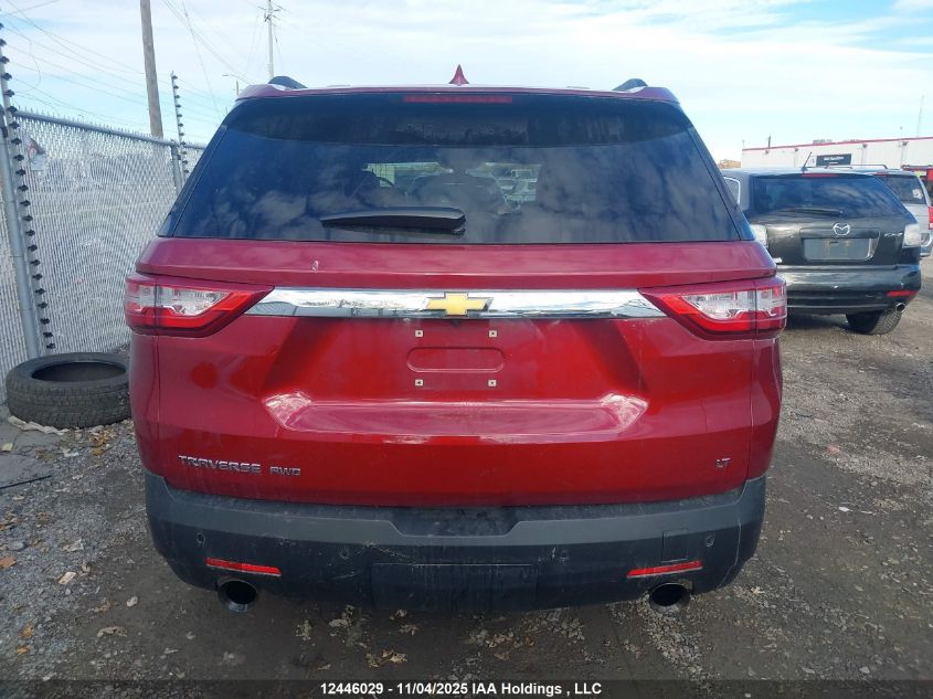 2019 Chevrolet Traverse Lt VIN: 1GNEVGKWXKJ280709 Lot: 12446029