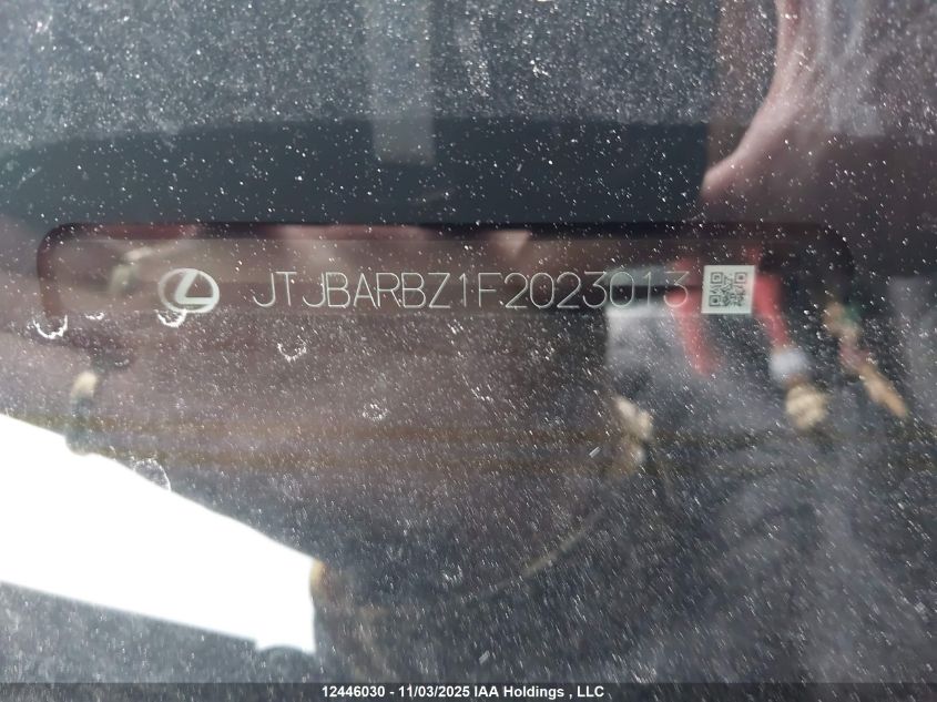 2015 Lexus Nx 200T 200T VIN: JTJBARBZ1F2023013 Lot: 12446030