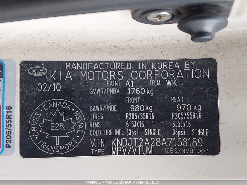 KNDJT2A28A7153189 2010 KIA SOUL photo no. 19