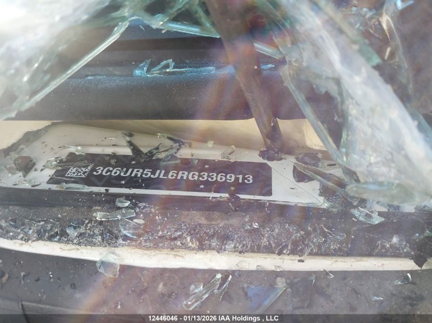 2024 Ram 2500 Big Horn VIN: 3C6UR5JL6RG336913 Lot: 12446046