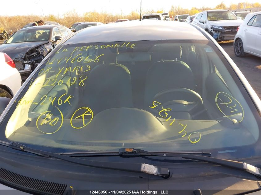 2008 Toyota Yaris VIN: JTDKT923385220128 Lot: 12446056