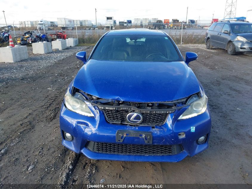 2012 Lexus Ct 200H VIN: JTHKD5BH9C2103261 Lot: 12446074