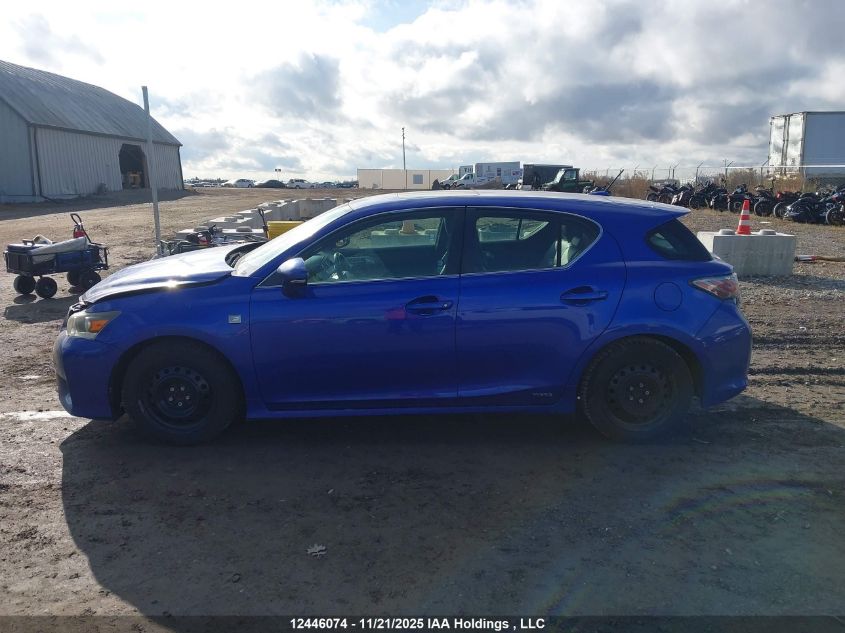 2012 Lexus Ct 200H VIN: JTHKD5BH9C2103261 Lot: 12446074