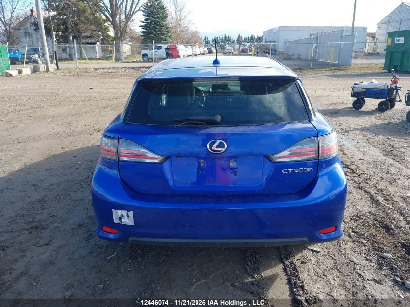2012 Lexus Ct 200H VIN: JTHKD5BH9C2103261 Lot: 12446074
