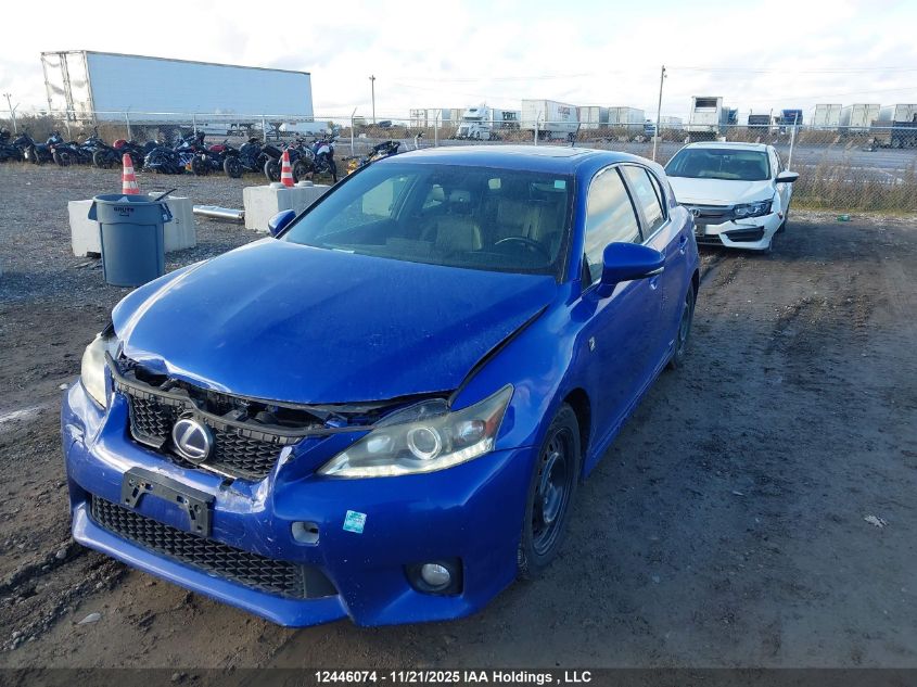 2012 Lexus Ct 200H VIN: JTHKD5BH9C2103261 Lot: 12446074