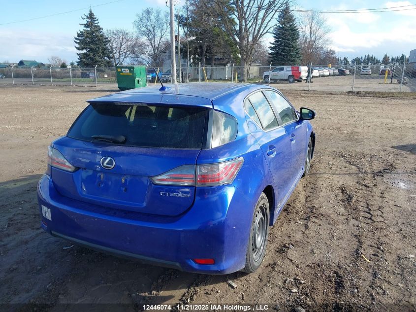 2012 Lexus Ct 200H VIN: JTHKD5BH9C2103261 Lot: 12446074
