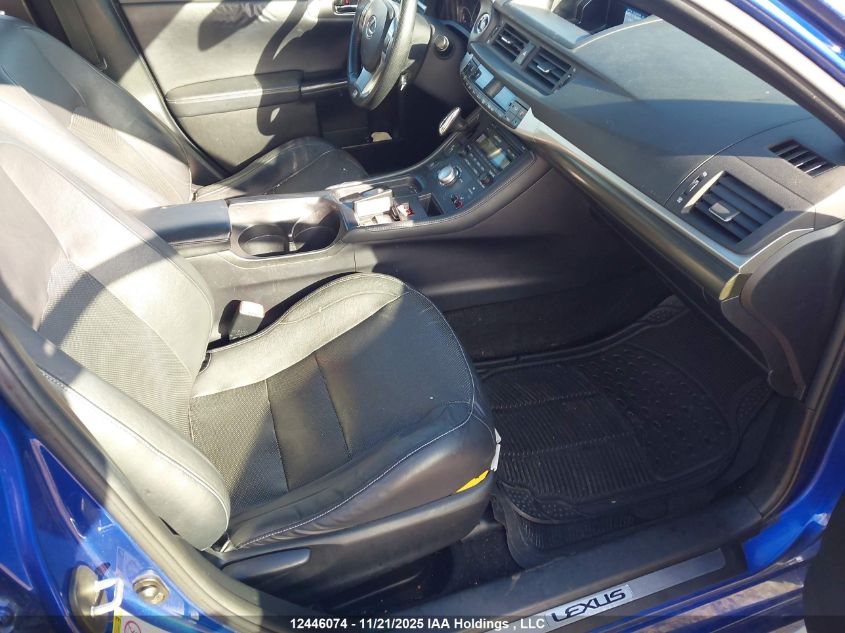 2012 Lexus Ct 200H VIN: JTHKD5BH9C2103261 Lot: 12446074