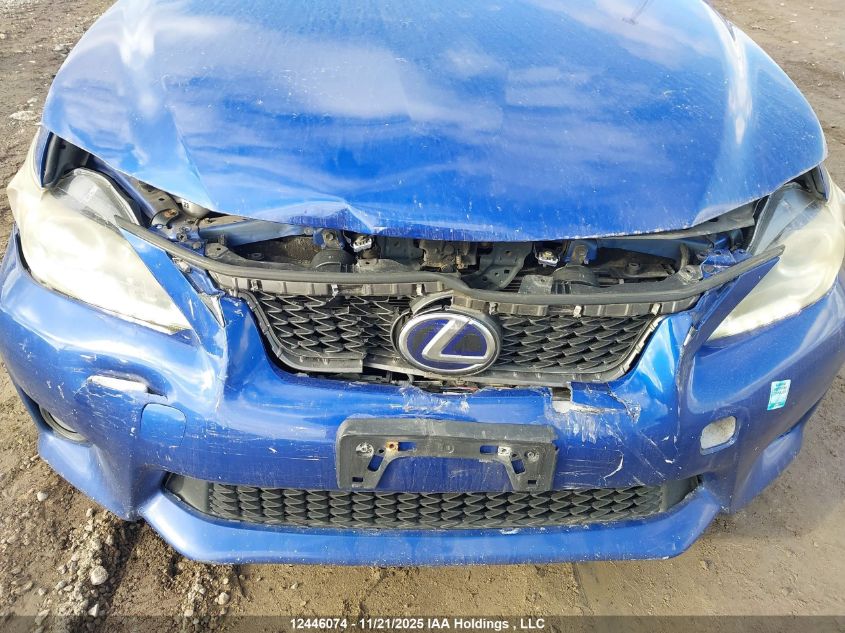 2012 Lexus Ct 200H VIN: JTHKD5BH9C2103261 Lot: 12446074