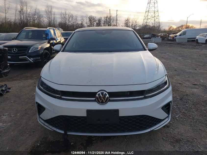 2025 Volkswagen Jetta VIN: 3VWGX7BU2SM080112 Lot: 12446094