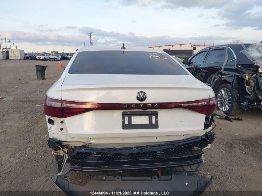 2025 Volkswagen Jetta VIN: 3VWGX7BU2SM080112 Lot: 12446094