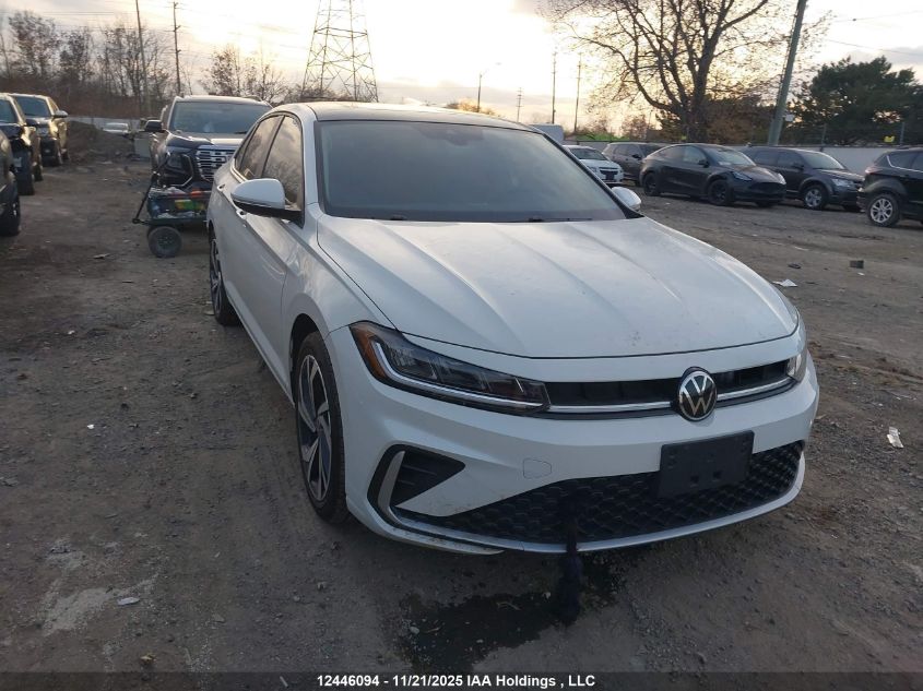 2025 Volkswagen Jetta VIN: 3VWGX7BU2SM080112 Lot: 12446094