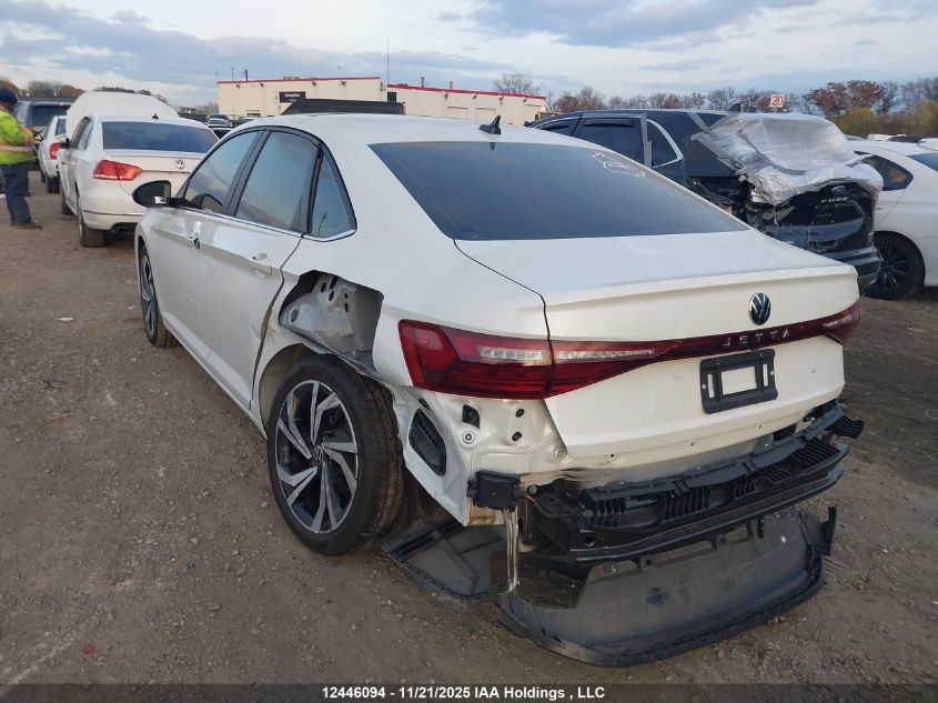 2025 Volkswagen Jetta VIN: 3VWGX7BU2SM080112 Lot: 12446094