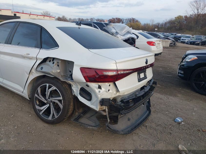 2025 Volkswagen Jetta VIN: 3VWGX7BU2SM080112 Lot: 12446094