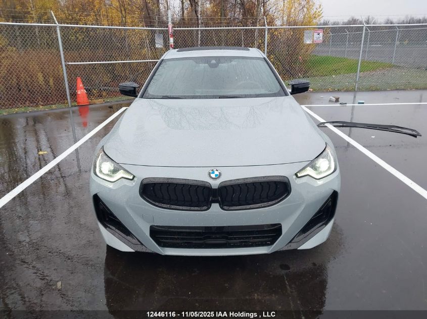 2024 BMW M240I xDrive VIN: 3MW53CM00R8D94687 Lot: 12446116