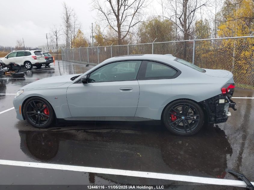 2024 BMW M240I xDrive VIN: 3MW53CM00R8D94687 Lot: 12446116