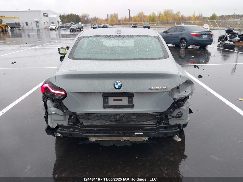 2024 BMW M240I xDrive VIN: 3MW53CM00R8D94687 Lot: 12446116