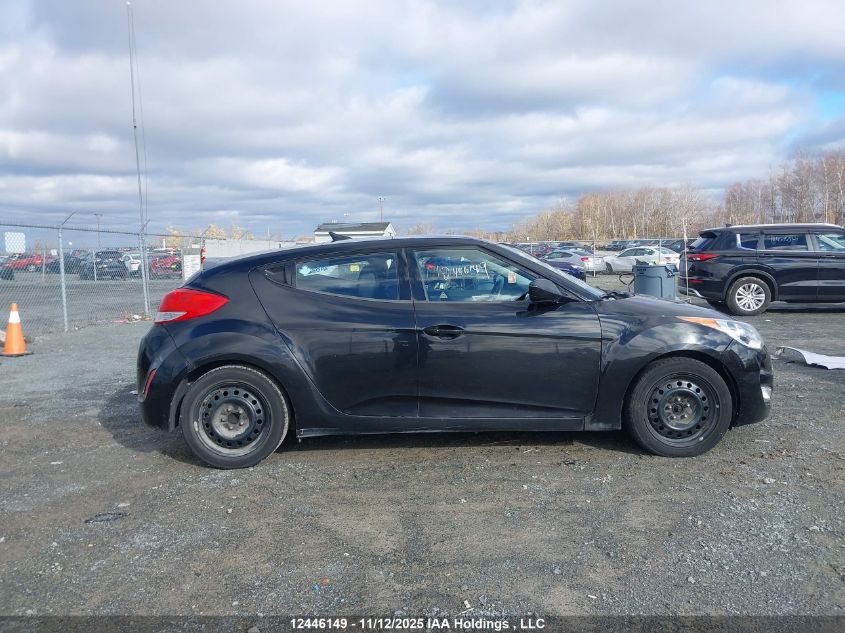 2012 Hyundai Veloster VIN: KMHTC6AD6CU047311 Lot: 12446149