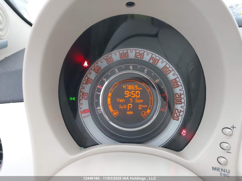 3C3CFFER4CT319404 2012 FIAT 500 photo no. 7
