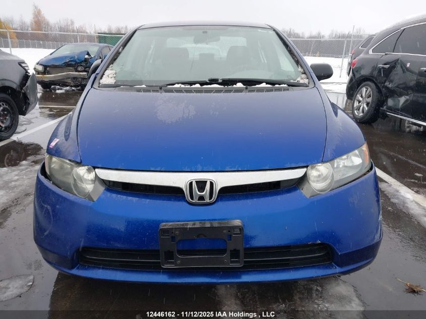 2007 Honda Civic Dx VIN: 2HGFA16377H004021 Lot: 12446162