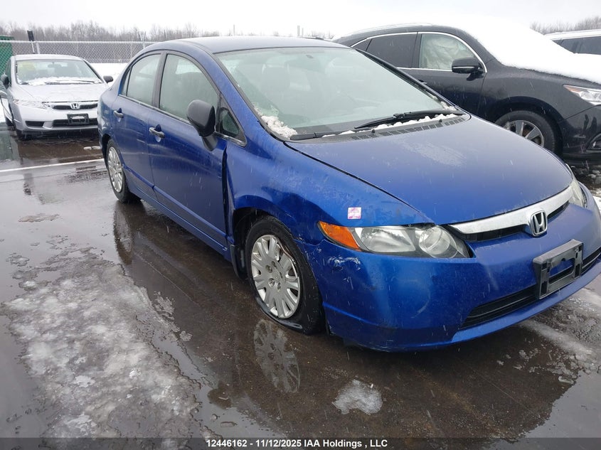 2007 Honda Civic Dx VIN: 2HGFA16377H004021 Lot: 12446162
