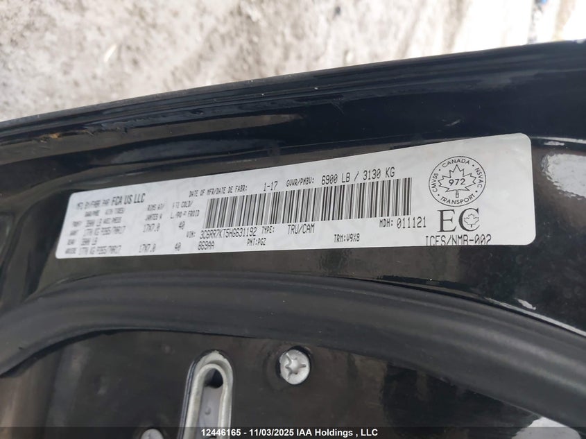 3C6RR7KT5HG631192 2017 RAM 1500 photo no. 9