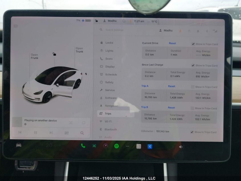 2019 Tesla Model 3 VIN: 5YJ3E1EA8KF480380 Lot: 12446252