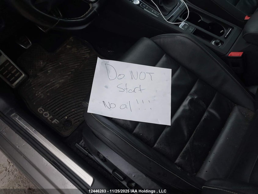 2017 Volkswagen Golf R 2.0 Tsi VIN: WVWWF7AU5HW181804 Lot: 12446283