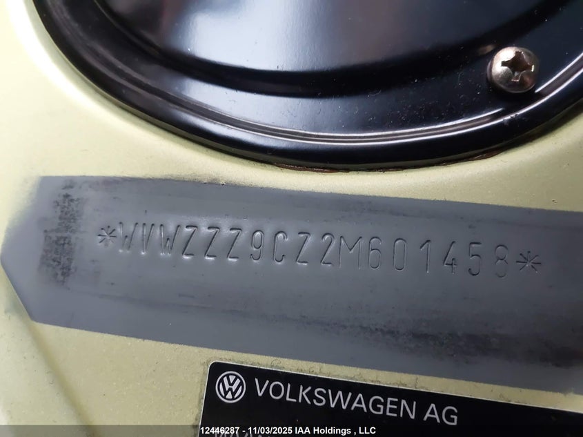 WVWZZZ9CZ2M601458 2002 VOLKSWAGEN BEETLE photo no. 9
