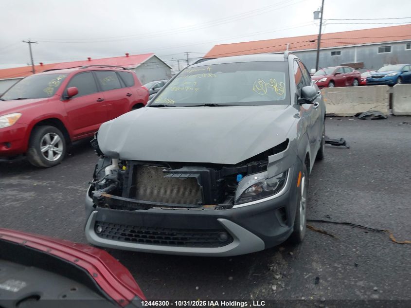 2022 Hyundai Kona Sel/Se VIN: KM8K2CABXNU880947 Lot: 12446300