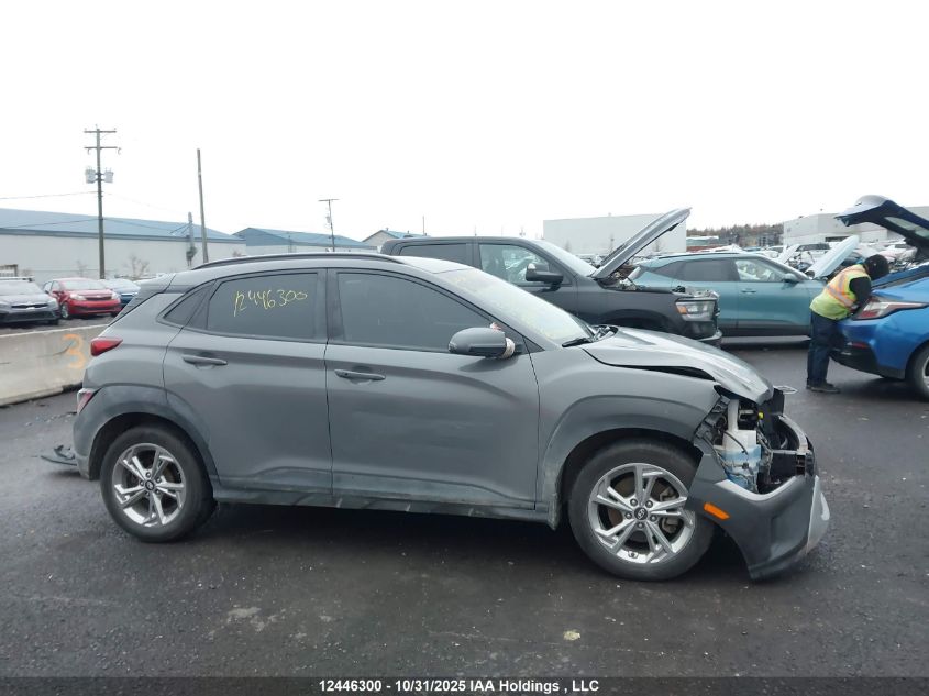 2022 Hyundai Kona Sel/Se VIN: KM8K2CABXNU880947 Lot: 12446300