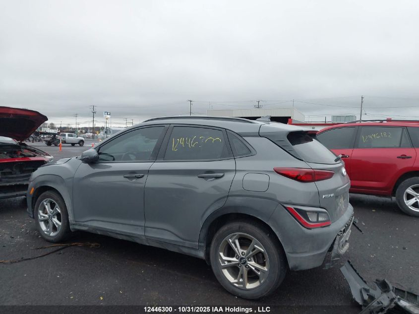 2022 Hyundai Kona Sel/Se VIN: KM8K2CABXNU880947 Lot: 12446300
