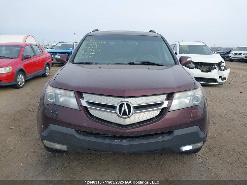 2009 Acura Mdx Elite Package VIN: 2HNYD28839H001918 Lot: 12446315