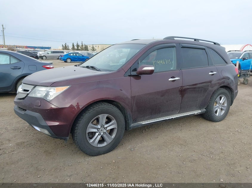 2HNYD28839H001918 2009 ACURA MDX photo no. 2