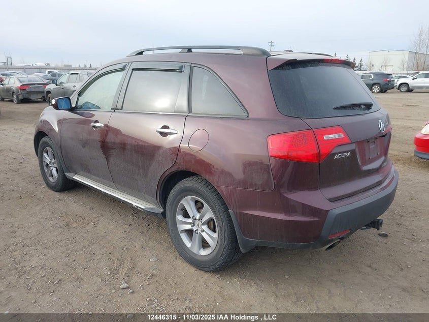 2HNYD28839H001918 2009 ACURA MDX photo no. 3