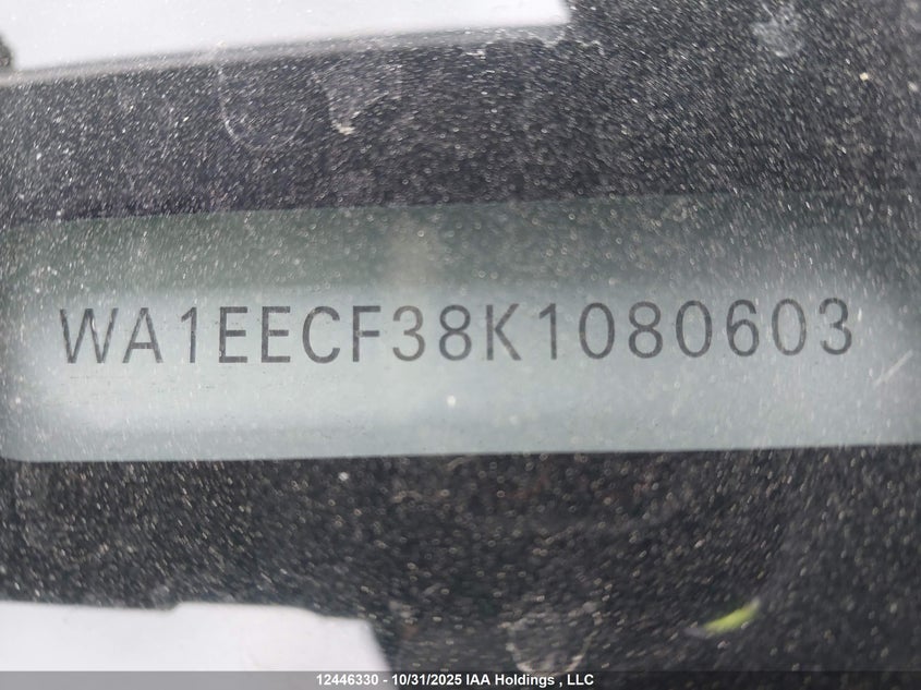 2019 Audi Q3 2.0T Progressiv VIN: WA1EECF38K1080603 Lot: 12446330