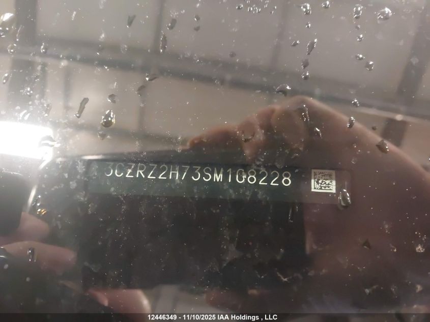 2025 Honda Hr-V Exl VIN: 3CZRZ2H73SM108228 Lot: 12446349