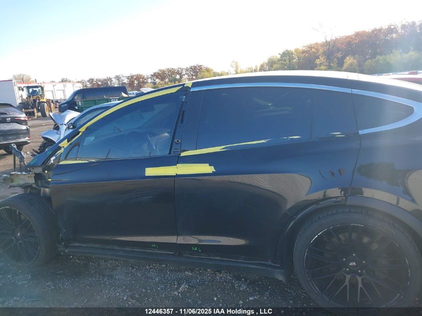 2018 Tesla Model X 100D/75D/P100D VIN: 5YJXCBE2XJF087775 Lot: 12446357