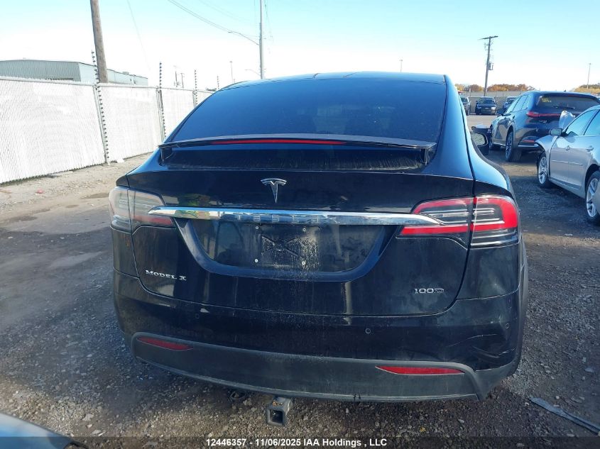 2018 Tesla Model X 100D/75D/P100D VIN: 5YJXCBE2XJF087775 Lot: 12446357