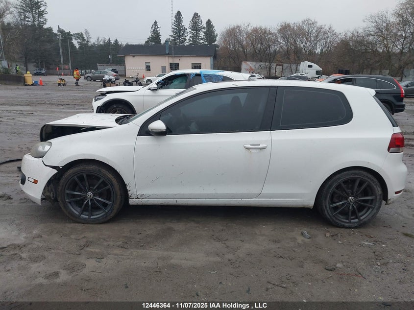 2010 Volkswagen Golf VIN: WVWAA7AJ1AW366159 Lot: 12446364