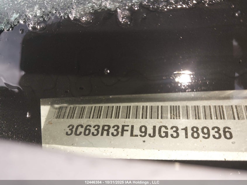 2018 Ram 3500 Longhorn VIN: 3C63R3FL9JG318936 Lot: 12446384