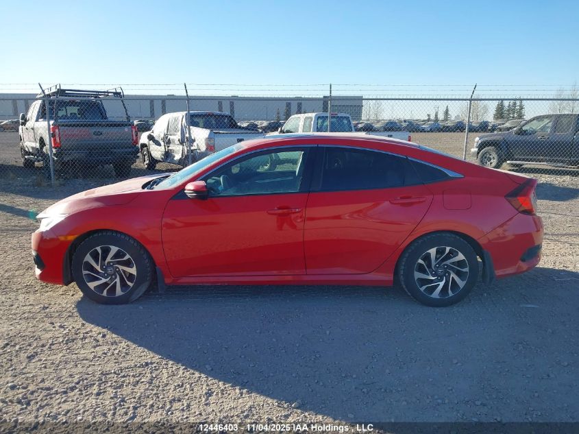 2017 Honda Civic Ex VIN: 2HGFC2F81HH003332 Lot: 12446403